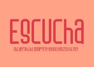 Escucha Consuela Duo font