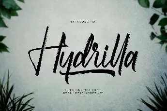 Hydrilla Demo font