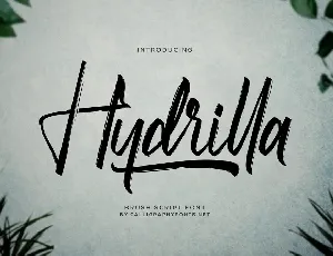 Hydrilla Demo font