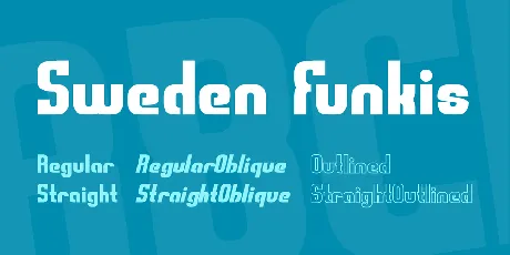 Sweden Funkis font