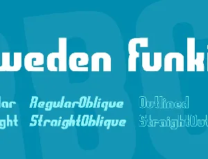 Sweden Funkis font