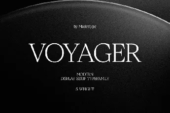 Voyager font