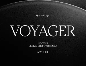 Voyager font