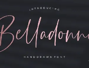 Belladonna font