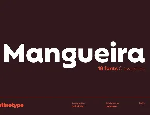 Mangueira Family font