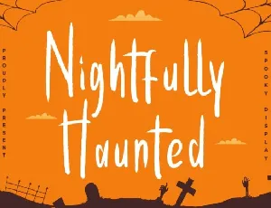 Nightfully Haunted font