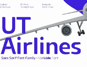 UT Airlines font