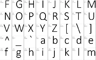 Calibri font