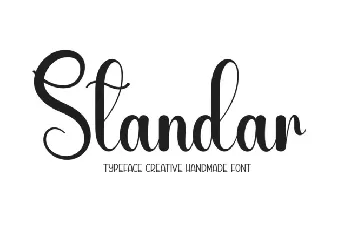 Standar Script font