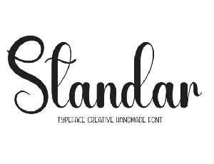 Standar Script font