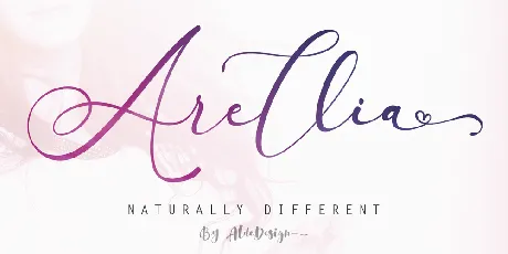 Arellia font