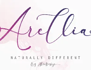 Arellia font