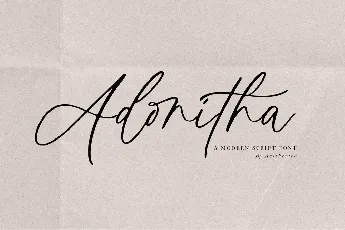 Adonitha font