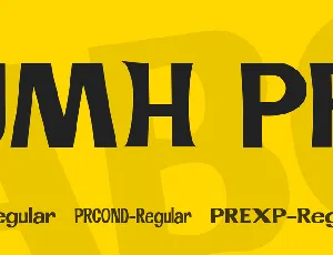 JMH PR font