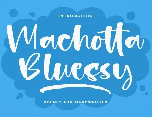 Machotta Bluessy font