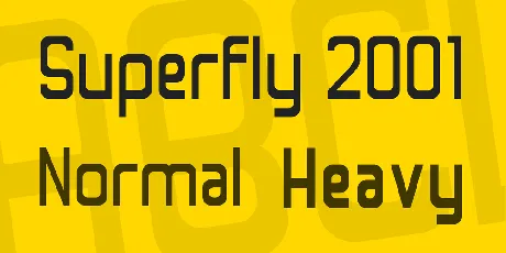 Superfly 2001 font