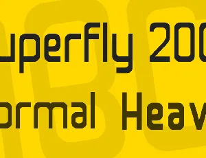 Superfly 2001 font