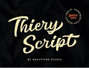 Thiery Script font