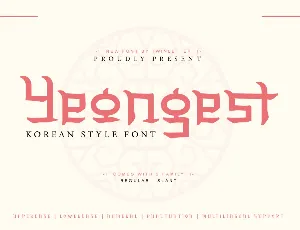 Yeongest Trial font