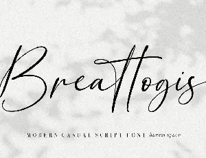 Breattogis font