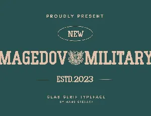 Magedov Military font
