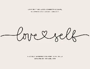 Love Self font