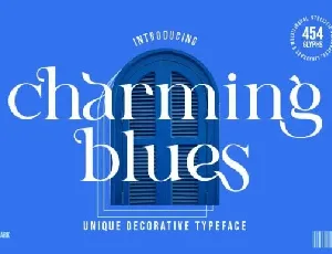 Charming Blues font