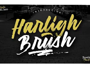 Harligh Brush font