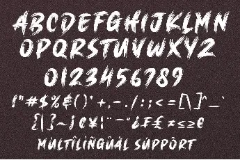 Brush King font