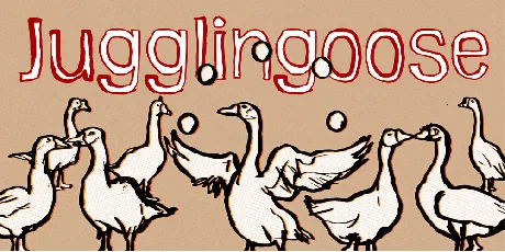 Jugglingoose font