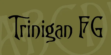 Trinigan FG font