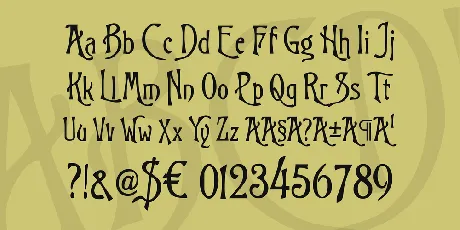 Trinigan FG font