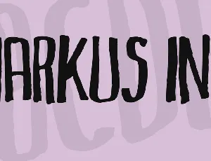 Markus Ink font