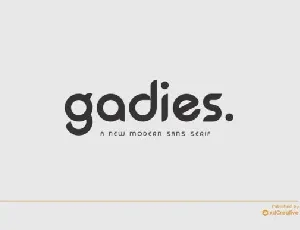 Gadies font