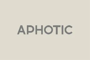 Aphotic font