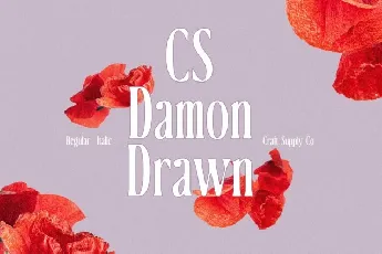 CS Damon Drawn font