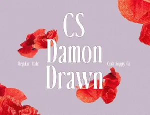 CS Damon Drawn font