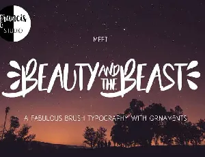 Beauty and the Beast Free Download font