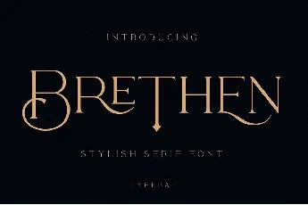 Brethen font