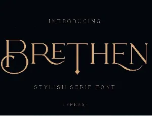 Brethen font