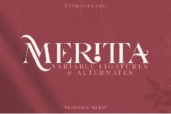 Meritta font