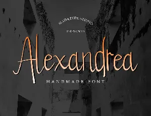 Alexandrea font