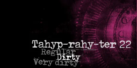 Tahyp-rahy-ter-22 font