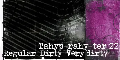 Tahyp-rahy-ter-22 font