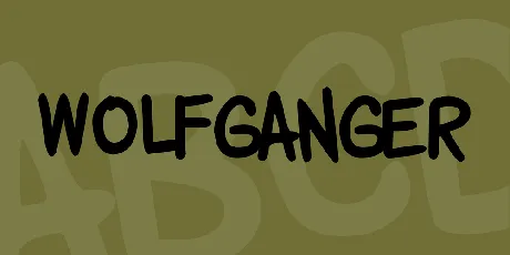 Wolfganger font