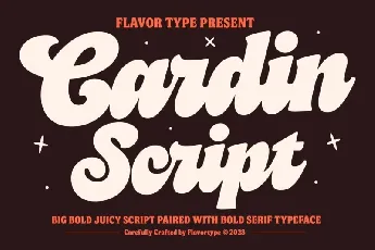 Cardin Script font