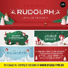 Rudolph font