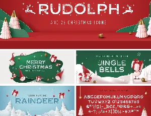 Rudolph font