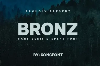 Bronz font