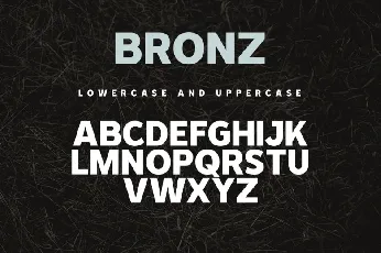 Bronz font